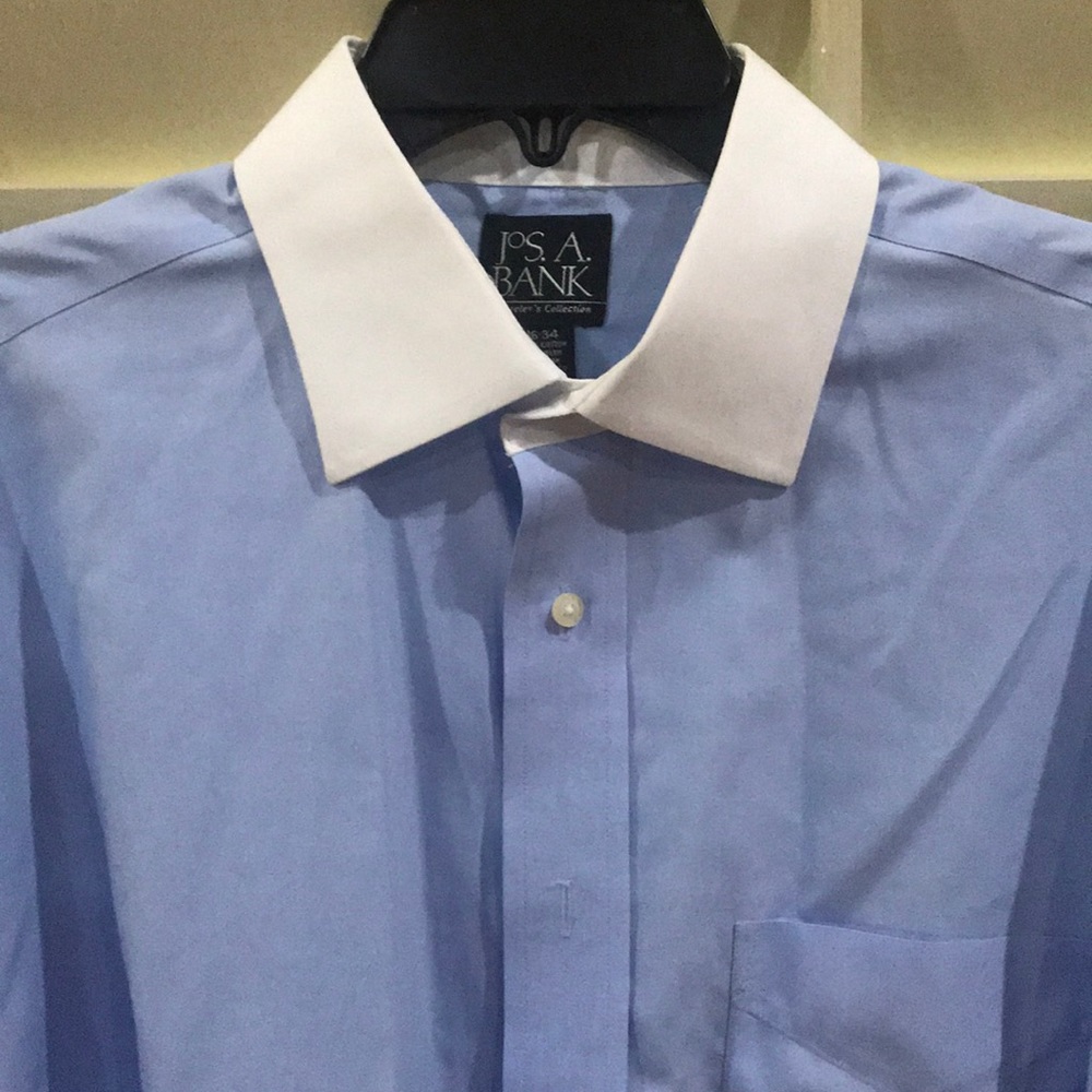 Jos A Banks French cuff shirt. Perfect condition.